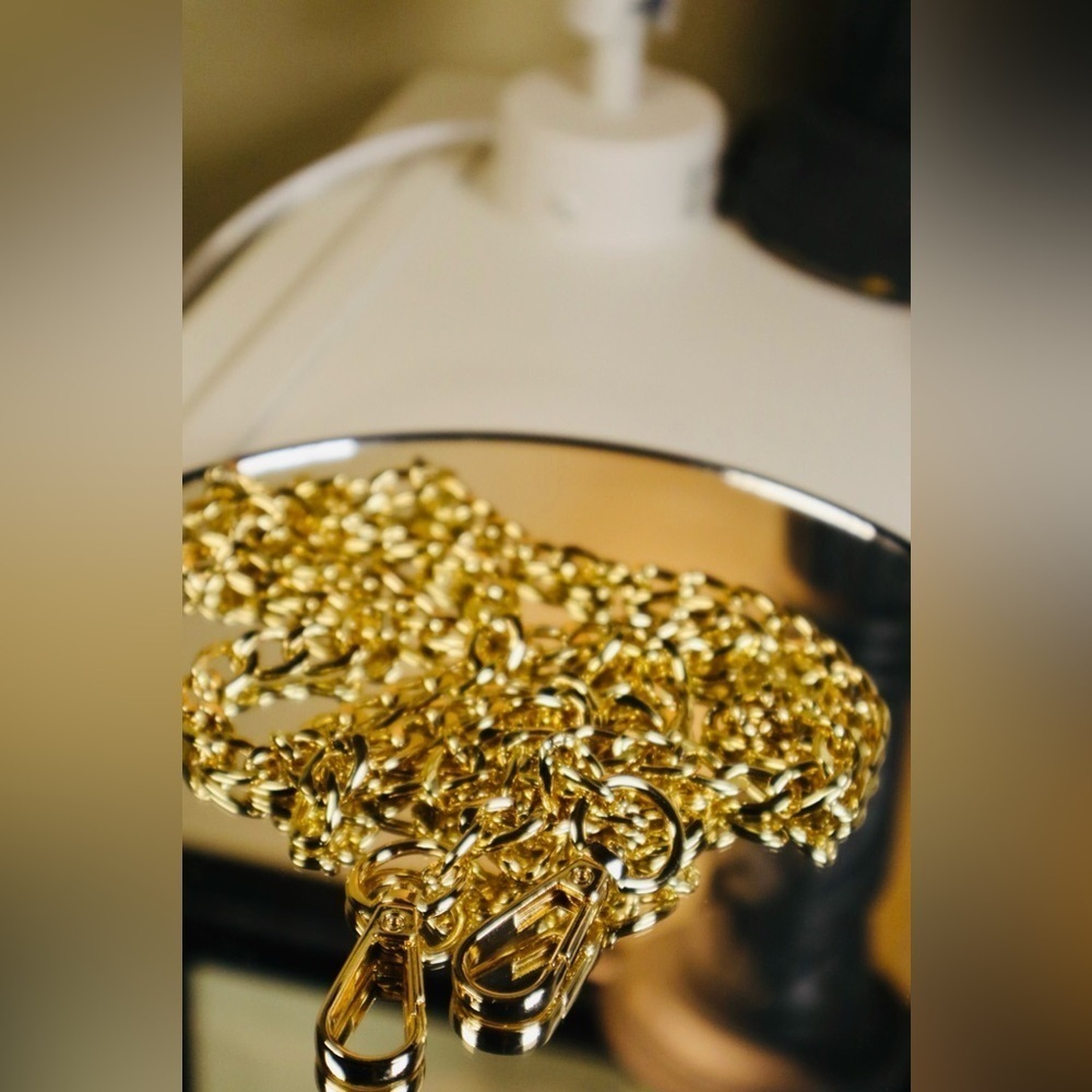 Purse Chain Strap Gold Tone Hardware